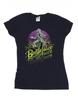 Beetlejuice Женская/дамская хлопковая футболка с фиолетовым кругом