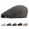 Spring Summer Men Berets Hats Breathable Mesh Newsboy Caps Outdoor Sun Hats Flat Cap Adjustable Caps