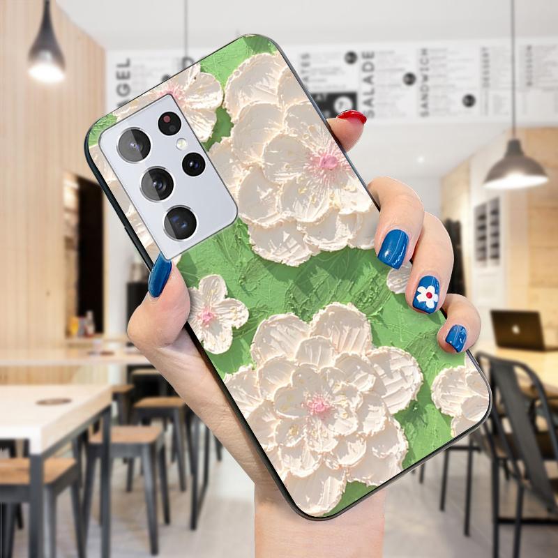 Мультфильм Картина Цветы Подсолнух Луна Облако Дизайн Чехол Для Телефона