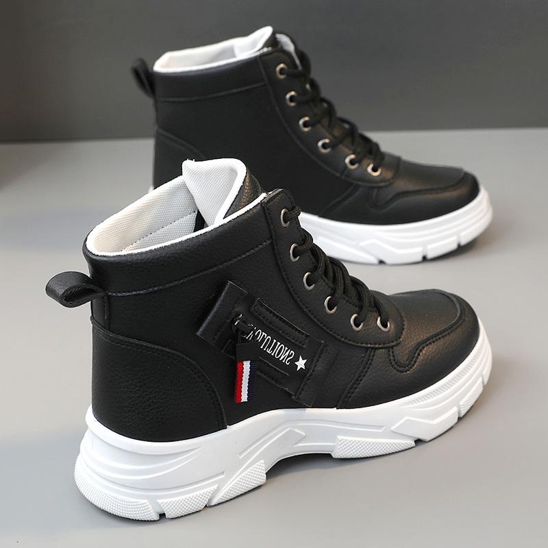 New sports shoes high-top winter velvet thickened warm cotton shoes thick-soled snow Martin boots