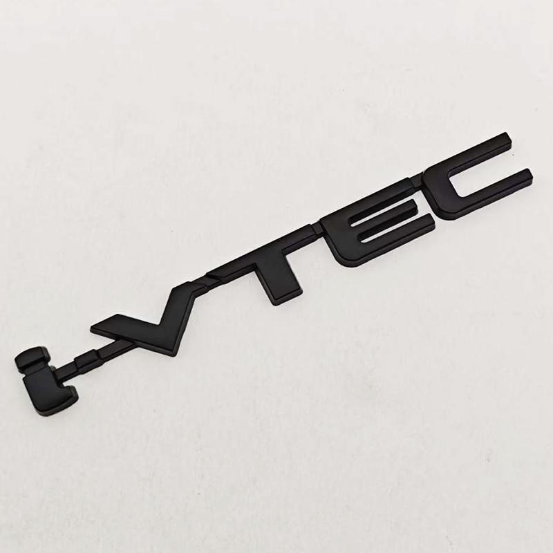 QLN2 Car Accessories Styling Logo i-VTEC Badge Metal Fender Side Emblem Decals For Honda Civic Si Type R Accord CRV Acura TSX RSX Fit
