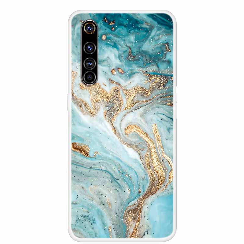 For Realme X50 Pro 5G Case 6.44" Marble Soft TPU Silicone Clear Phone Case for OPPO Realme X50 5G Back Cover X50 Pro Transparent