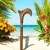 93.98 Cm Wooden Walking Cane Stylish Ergonomic Unique Design for Men and Women, Durable Supportive Cane for Everyday Use