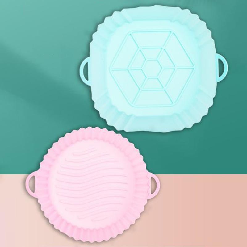 Силиконовые вкладыши для корзин для фритюрниц с антипригарным покрытием, безопасные аксессуары для противней для выпечки в духовке