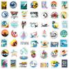 50Pcs Surf Stickers for Teens Girls Surfing Laptop Stickers for Water Bottles Surfboard Waterproof Vinyl Stickers Surfer Stickers Pack