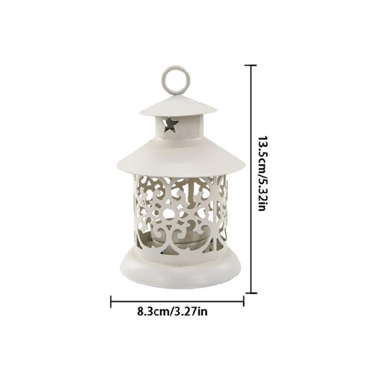 Elegant Cutout Metal Birdcage Hanging Lanterns Tealight Candle Holders With Rustproof Construction for Wedding Christmas