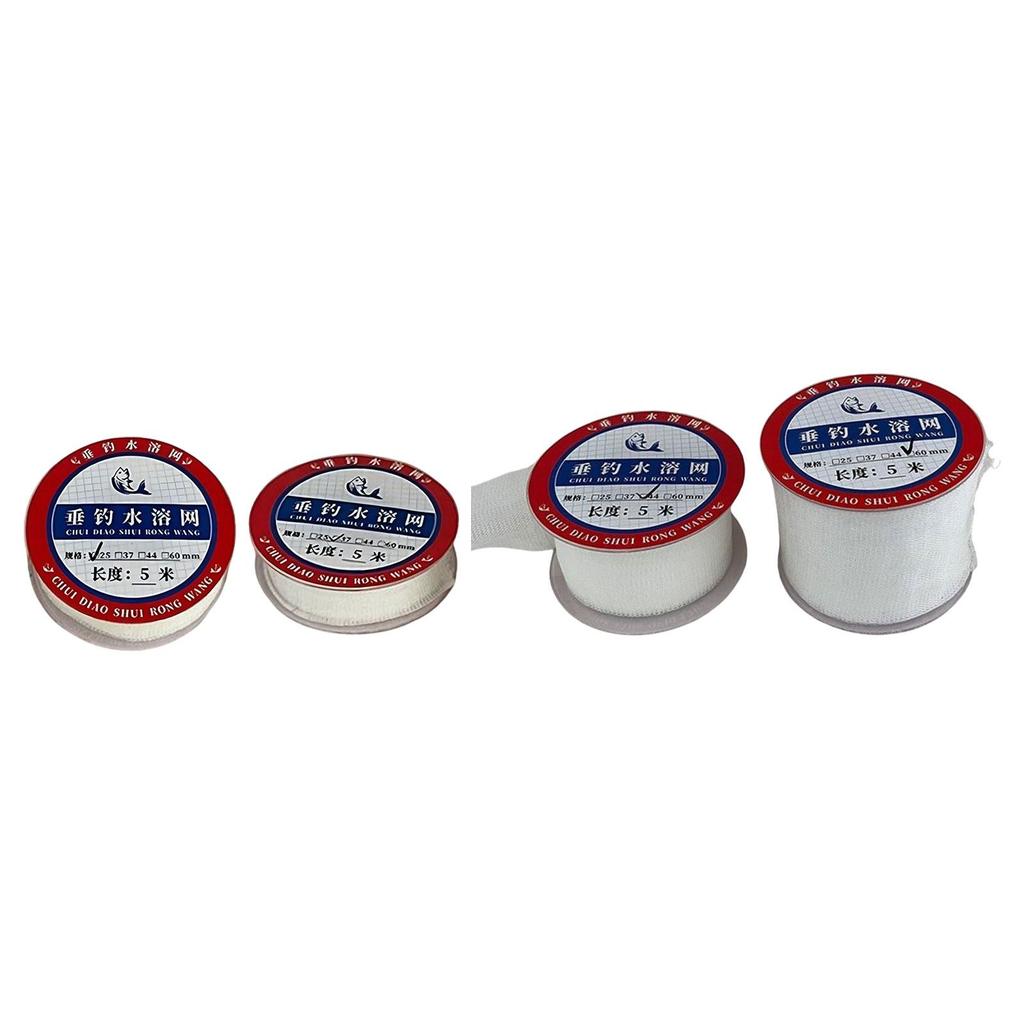 Slow Dissolving PVA Fishing Mesh Bags Quick Knotting Holder Equipment for Freshwater Carp Feeder Accessories