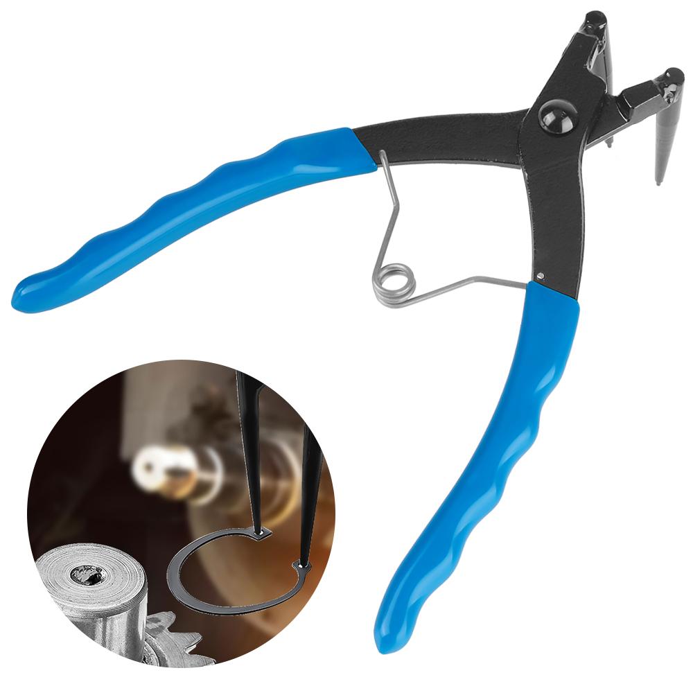 Long Nose 90° Bent Snap-Ring Pliers Heavy-duty Cylinder Internal Ring Remover 90 Degrees Bending Pliers Internal Ring Remover Retaining Circlip Pliers