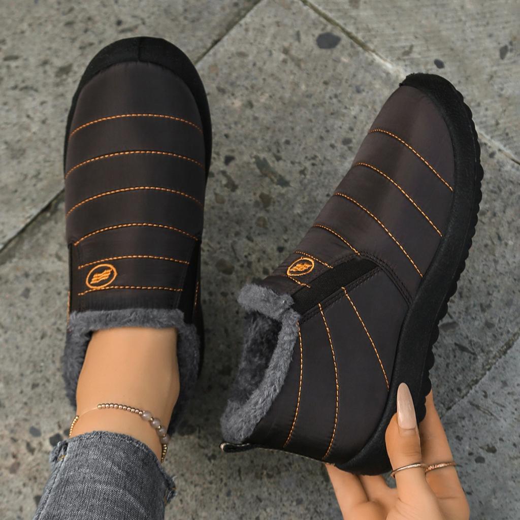 Новые хлопковые ботинки большого размера, утепленные и утолщенные зимние ботинки, теплая повседневная обувь