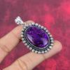 Charoite Pendant Handmade Gemstone Jewelry, 925 Solid Sterling Silver Pendant Antique Jewelry, For Engagement Gift