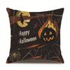 Хэллоуин Льняная Наволочка Наволочка с Принтом