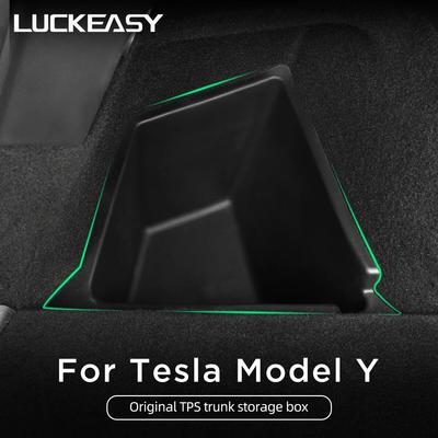 Для Tesla ModelY-2023 автомобильные аксессуары для салона автомобиля задний багажник боковой ящик для хранения слева и справа Организационная коробка новая модель Y