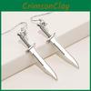 Stylish Oversized European American Sword Earrings Statement Jewelry 2021