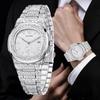 Мужские часы Топ Бренд Роскошные Водонепроницаемые Квадратные Кварцевые Часы Для Мужчин Повседневные Спортивные Хронограф Montre Homme