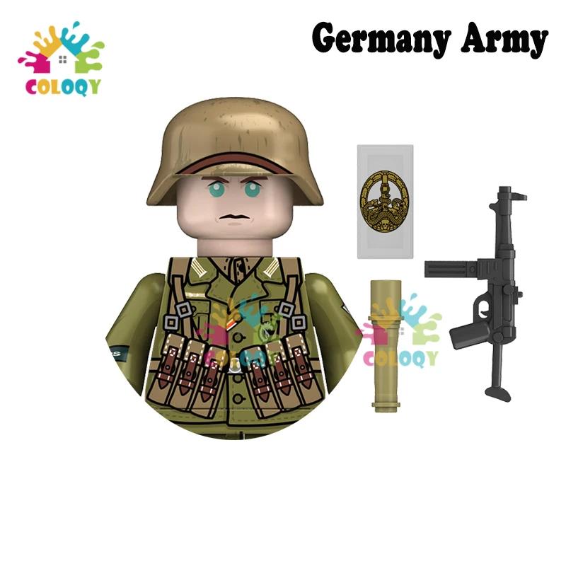 Детские игрушки Наборы WW2 Военные Армейские Конструкторы Советские Американские Китайские Солдаты Мини Фигурки Медаль Игрушки Для Детей Подарки на День Рождения