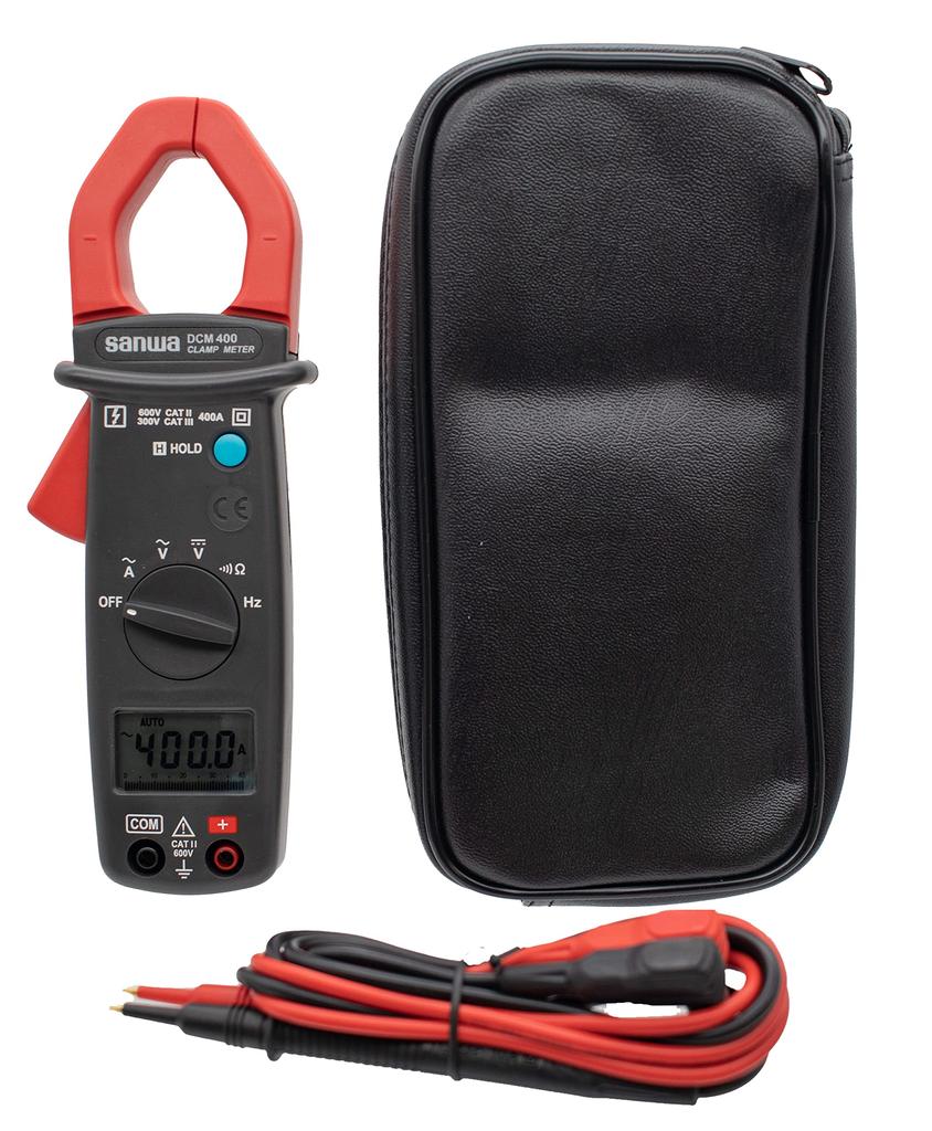 Sanwa электрический счетчик Sanwa клещи для измерения тока клещи DCM-400 диаметр/размер проводника 25 мм/10×34 мм