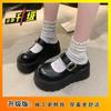 Korean Versatile Thick-soled Heightening Half Slippers 2025 Spring New Retro Fashion Small Bag Head Drag Women's Outer Wear