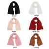 Fashion Outdoor Winter Warm Long Scarves Knitted Scarf Solid Color Vintage