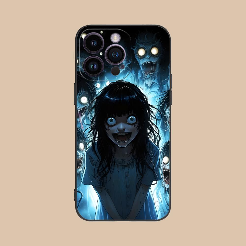 Ужасы Готический Арт Чехол для Мобильного Телефона для iPhone 17 16 15 14 13 12 11 X XR XS 8 7 Air Pro Max Plus Mini Цветной Чехол Красивый