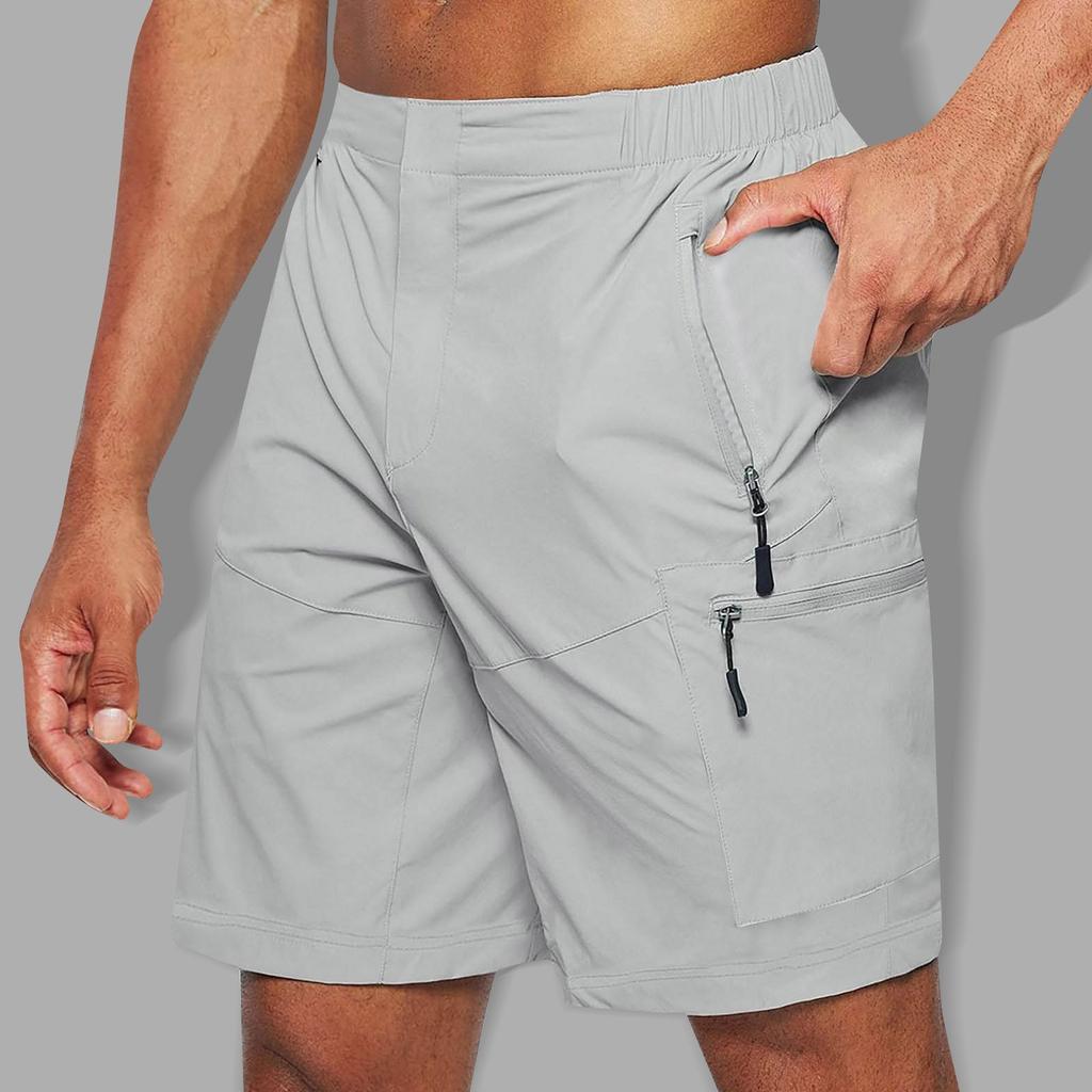 Мужские летние модные повседневные брюки большого размера с несколькими карманами, хлопковые рабочие шорты