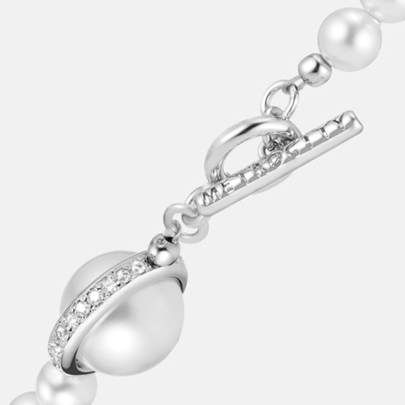 METROCITY JEWELRY 1992 ПЕРЛА Серебряный Белый Браслет A251SB2762WPH