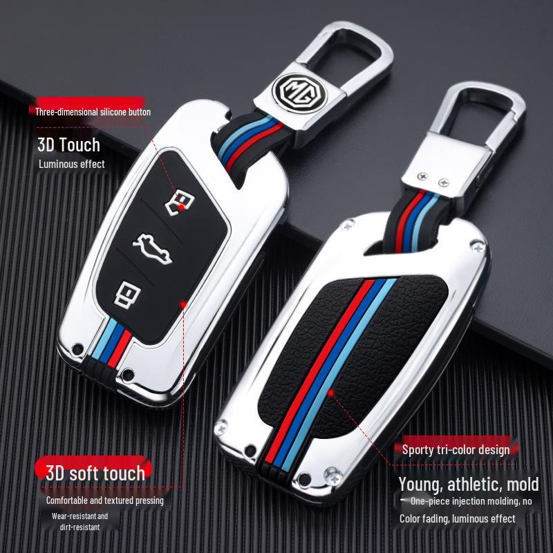 Metal Key Cover for MG ZS, HS, and MG6 (2018-2019) – Protects and Secures Your Car Key