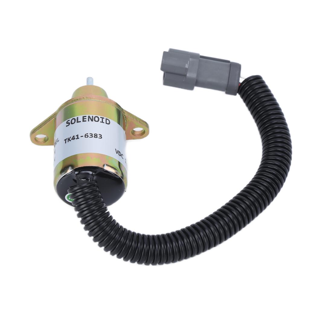 Fuel Stop Shutdown Solenoid 4TNE88 414306 416383 Replacement for Diesel Engines 366 3.66