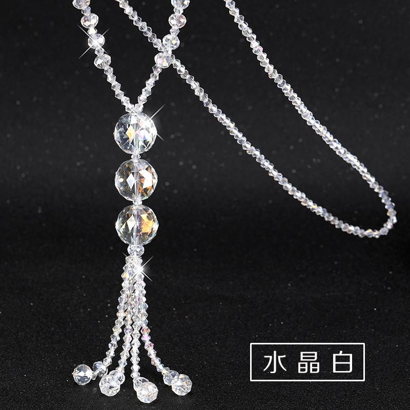 Привлекательное хрустальное ожерелье для женщин в ярких цветах, идеально подходящее для любого стиля моды