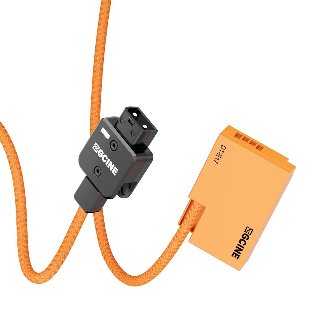 ZGCINE LP E17 Dummy Battery with D Tap Connector Power Cable 60cm Long D Tap To LP E17 Dummy Battery Replacement for