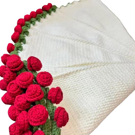 Букет Одеяло DIY Набор Цветочные Букеты Вязание крючком Набор Вязаный Букет Плед Набор для Рукоделия для Дома Кровать Диван Диван Декор