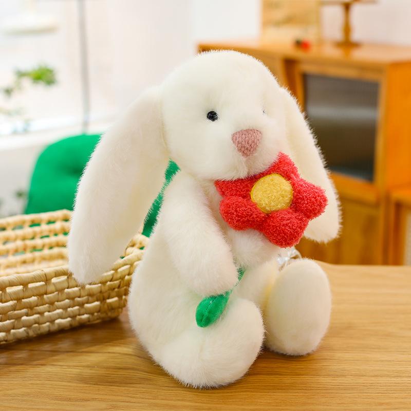 Big-eared Rabbit Plush Toy Doll Cross-border New Cute Bunny Doll Birthday Gift