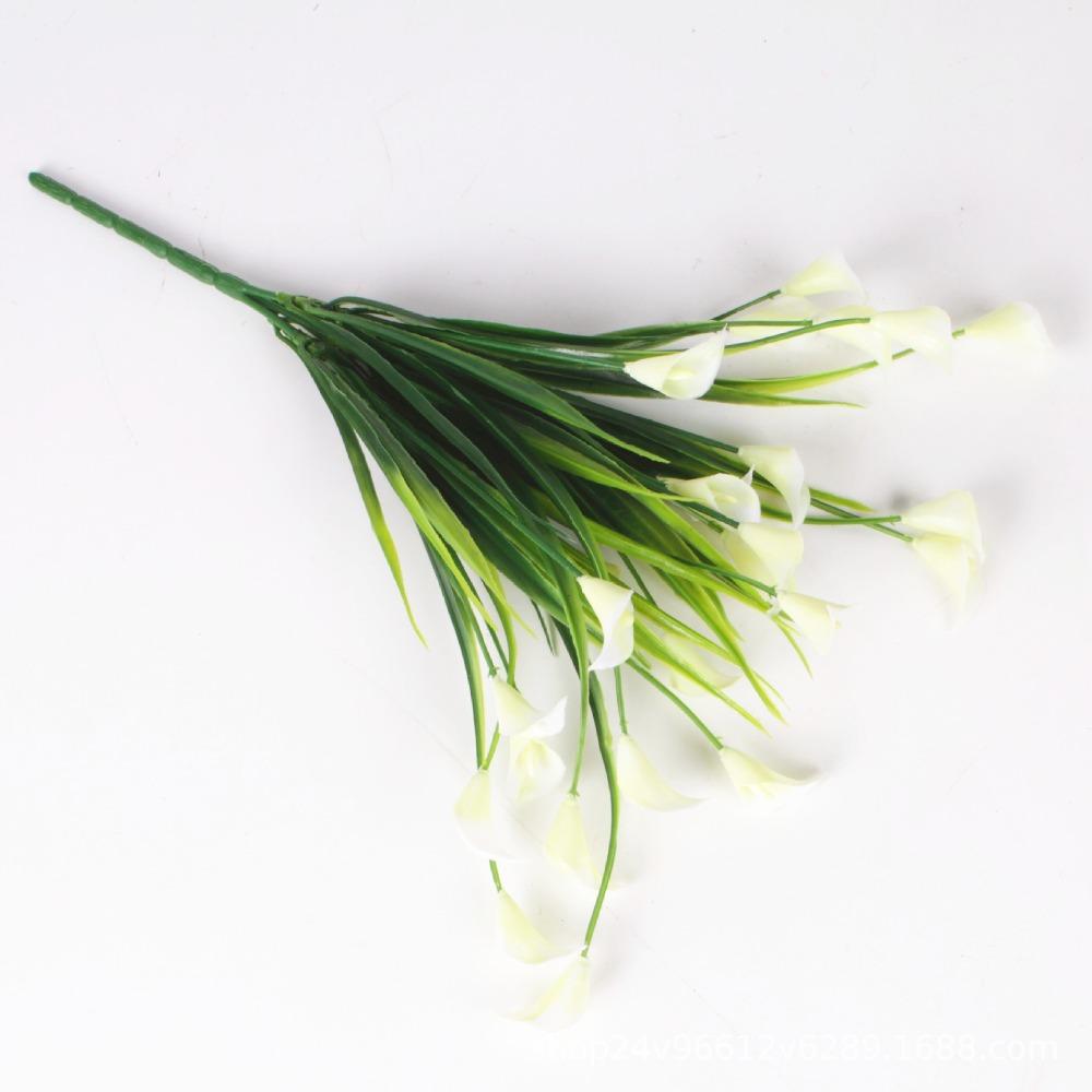 Пластиковая мини искусственная калла цветочная композиция 25 головок/букет новые искусственные растения украшение стола