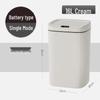 Large Capacity Smart Induction Trash Can for Kitchen and Bathroom