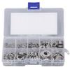 260Pcs Flat Lock Washers Assortment Kit 304 Stainless Steel M2.5 M3 M4 M5 M6 M8 M10
