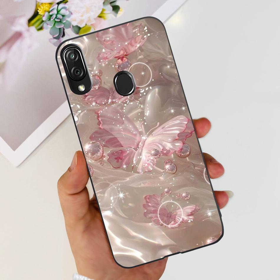 For ZTE Blade V10 Vita Cute Panda Cartoon Case For Zte Blade V10 2019 Blade V10vita Soft TPU Black Silicone Phone Cases