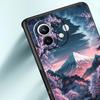 Розовый горный закат Чехол для телефона для Xiaomi Mi 17 Pro Max 15 14 13 12 11 Ultra 15T 14T 13T 12T 11T Pro Lite Мягкий ТПУ корпус