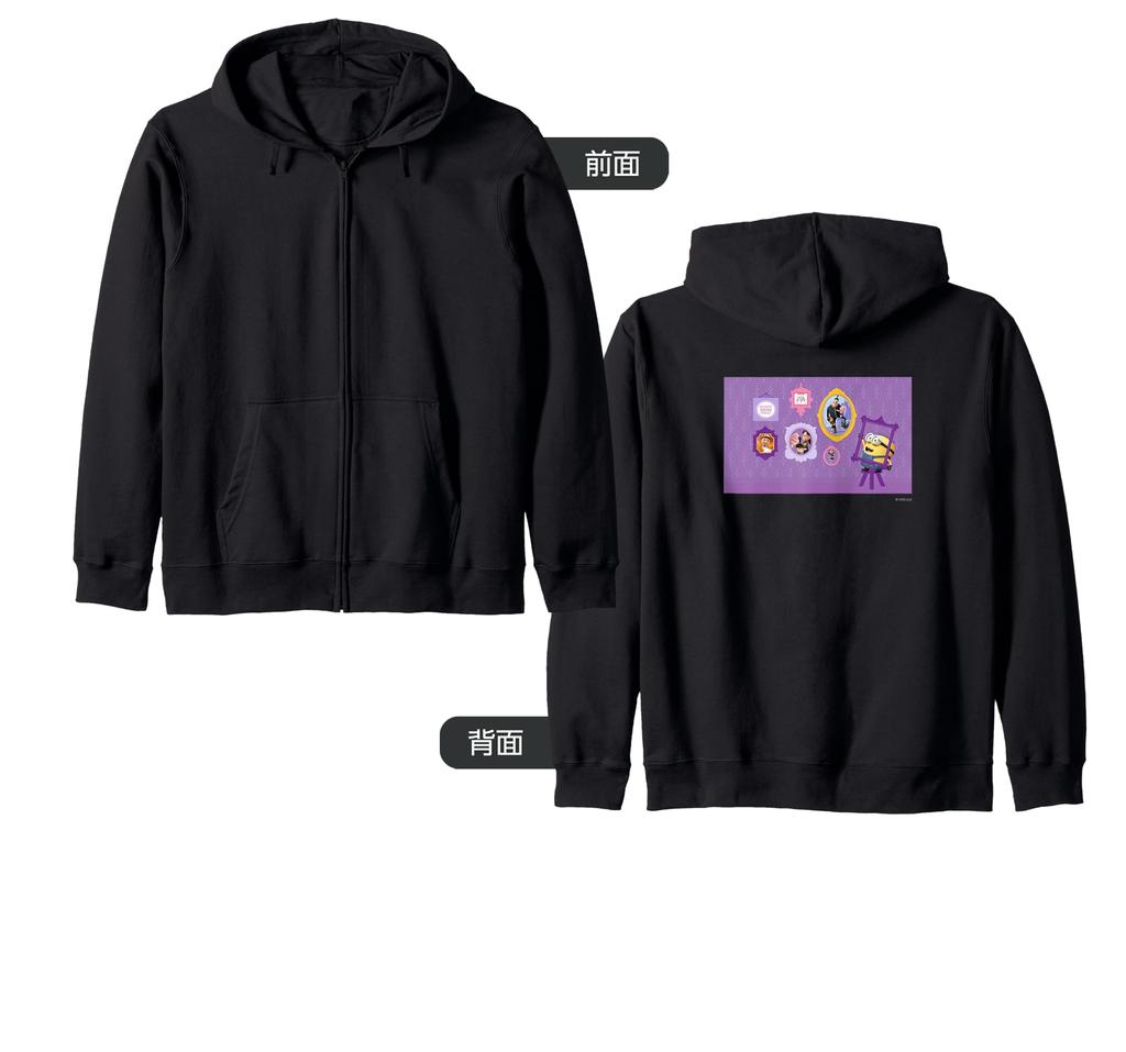 Парка с изображением миньона на молнии в рамке(ДЖЕРРИ)