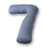 AngQi Body Jersey Duck Blue Pillow, Cool, Summer, Pregnancy, Maternity, Smooth, Cool, Fabric, 7-Type, L-Shape, 15070cm,
