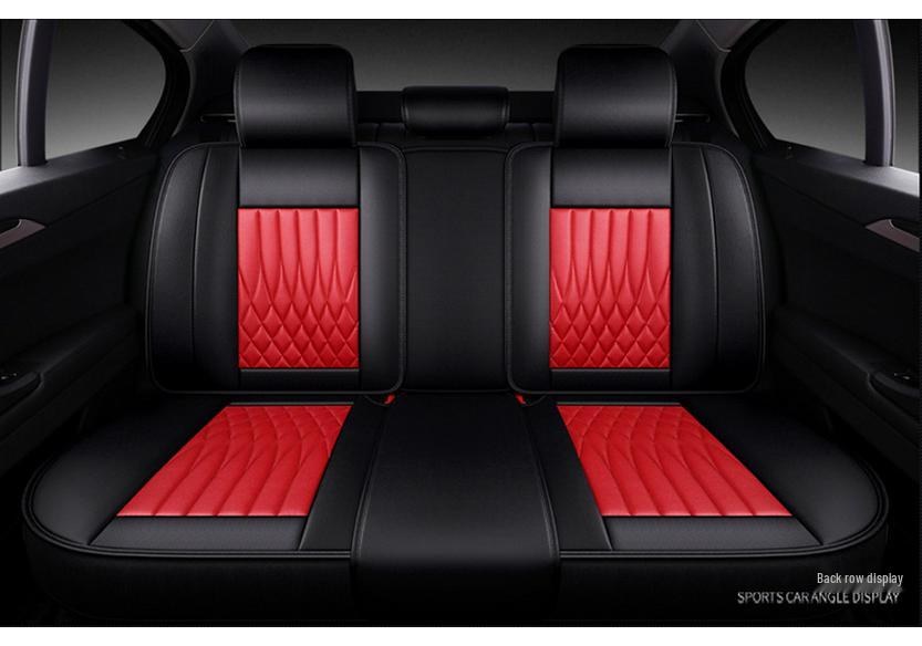 Универсальный кожаный комплект чехлов на сиденья автомобиля для Suzuki Tianyu SX4 Хэтчбек - Полное покрытие, для использования в любое время года