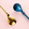 New Reusable Metal Bar Tea Stainless Steel Straws Spoon Coffee Spoons Drinking Straw