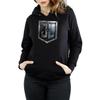 DC Comics Womens/Ladies Justice League Movie Shield Hoodie