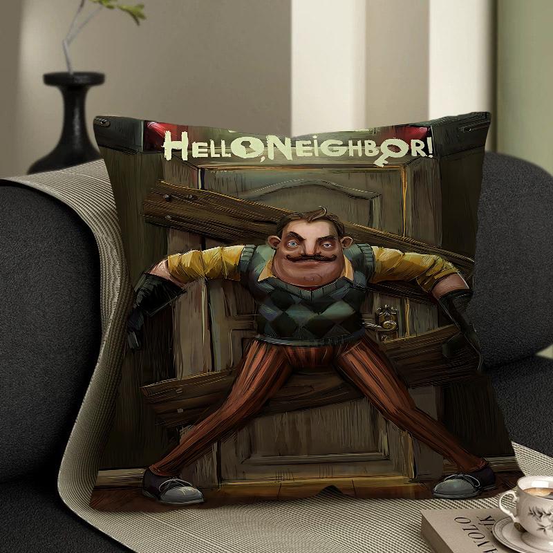 Game HELLO N-NEIGHBOR Pillow Gift Home Office Decoration Pillow Bedroom Sofa Car Cushion CoverPillow Case