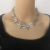 Spike Choker for Women Men Goth Punk Necklace Metal Spike Chain Choker Rock Night Club Rivet Jewelry