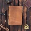 Compass Vintage Leather Journal Book Of Shadows Blank Spell Notebook
