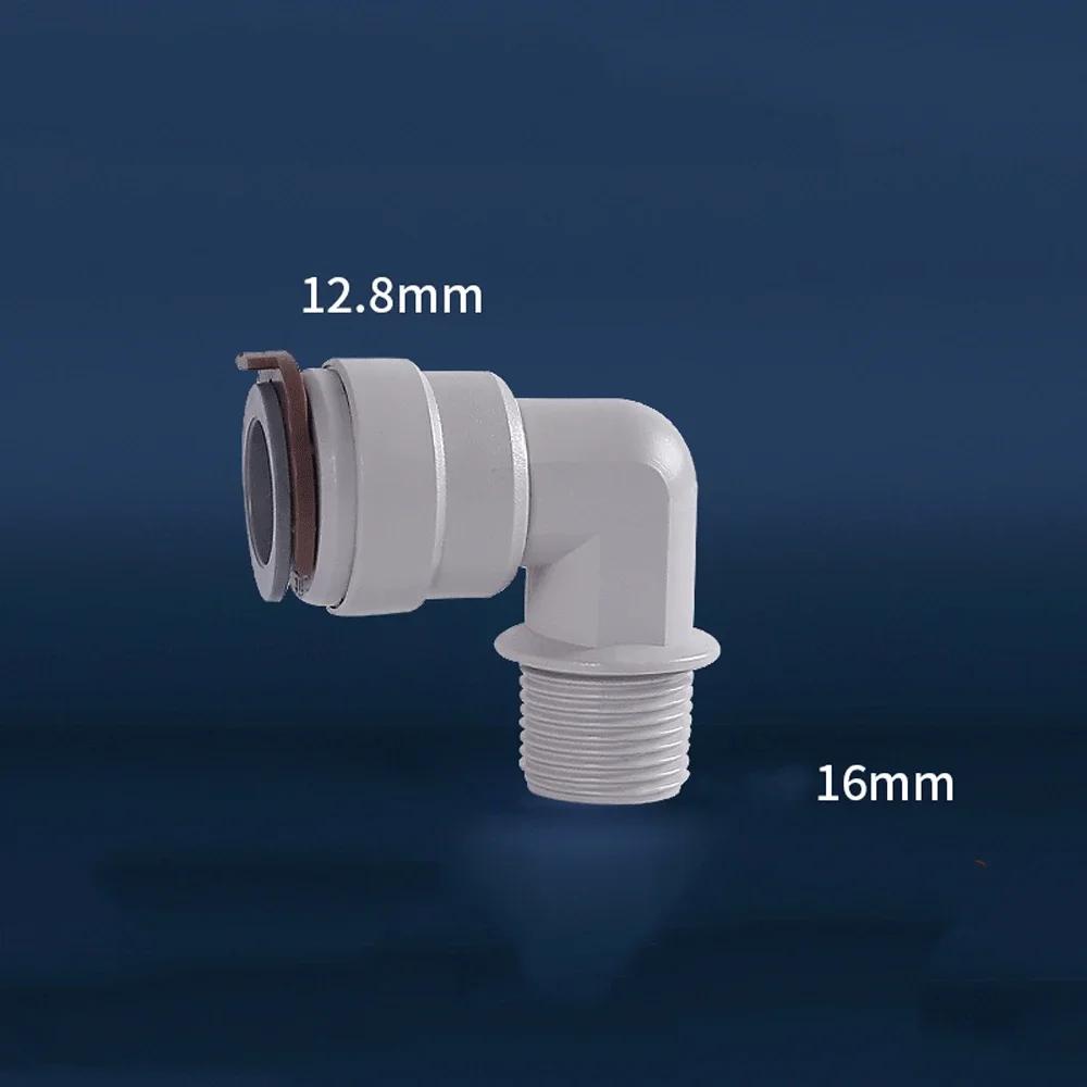 Фитинг 3/8" 1/2" НАР. ДИАМ. X 3/8" ТРУБКА Прямой Угольник Тройник POM Быстроразъемное Соединение для Аквариума RO Фильтра Воды Системы Обратного Осмоса