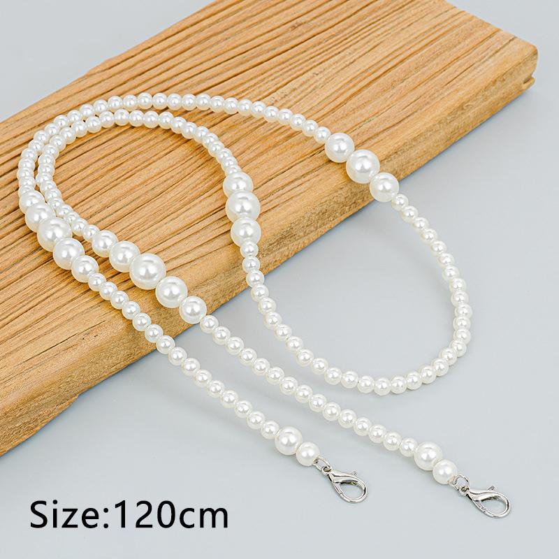 1 шт. жемчужный ремешок для кошелька металлическая короткая ручка сменная цепочка для сумки жемчужная цепочка для сумки аксессуары для кошелька своими руками