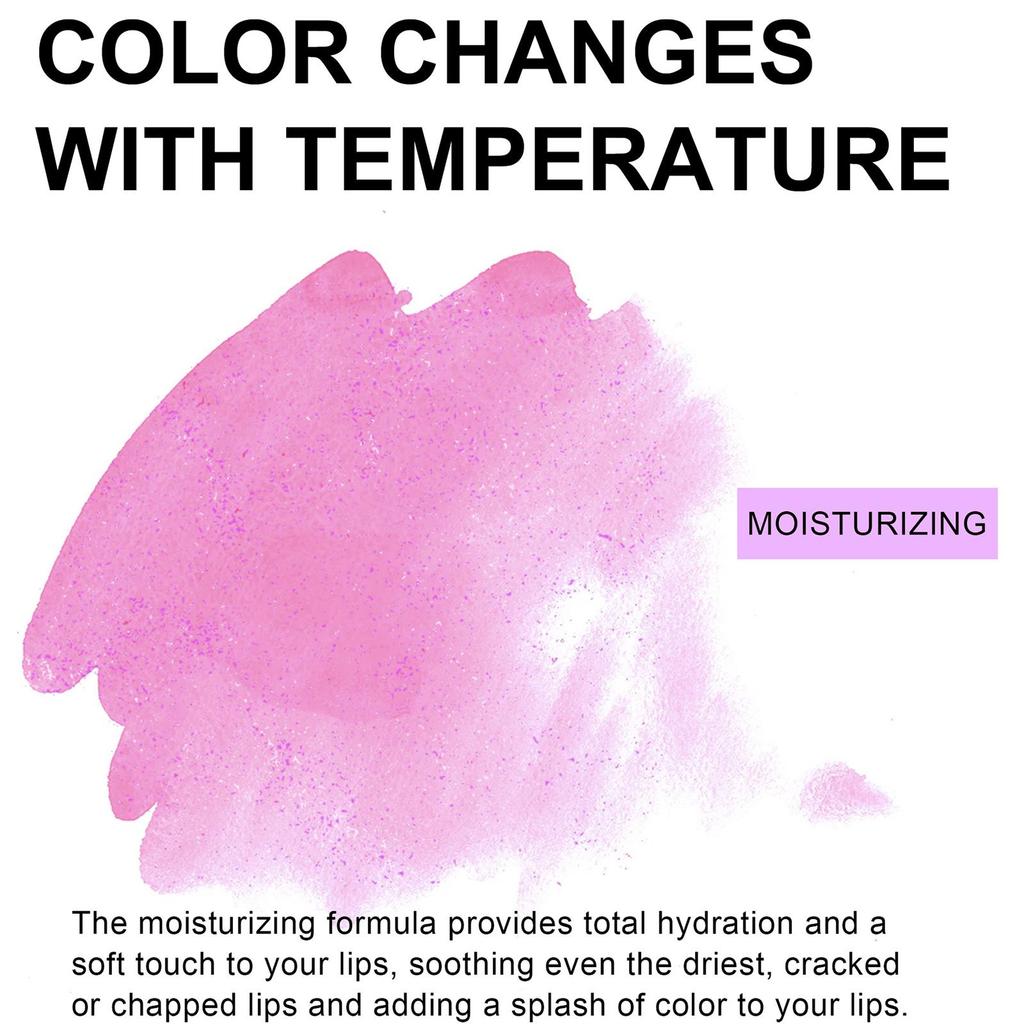 Меняющий цвет бальзам для губ, температурная помада, долговечная водостойкая кристальная желейная помада, макияж