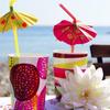 20PCS Disposable Plastic Straws for Beach Tropical Birthday Party Decoration Party Wedding Supplies Dining Table Decoration