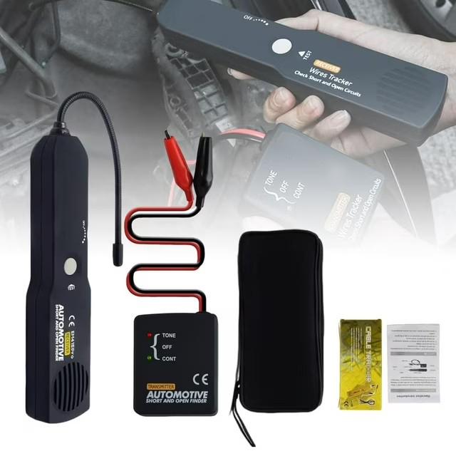 EM415 Automotive Wire Breakage Electronic Detection Tool 6-42V DC Scanner Car Short Circuit Wire Repair