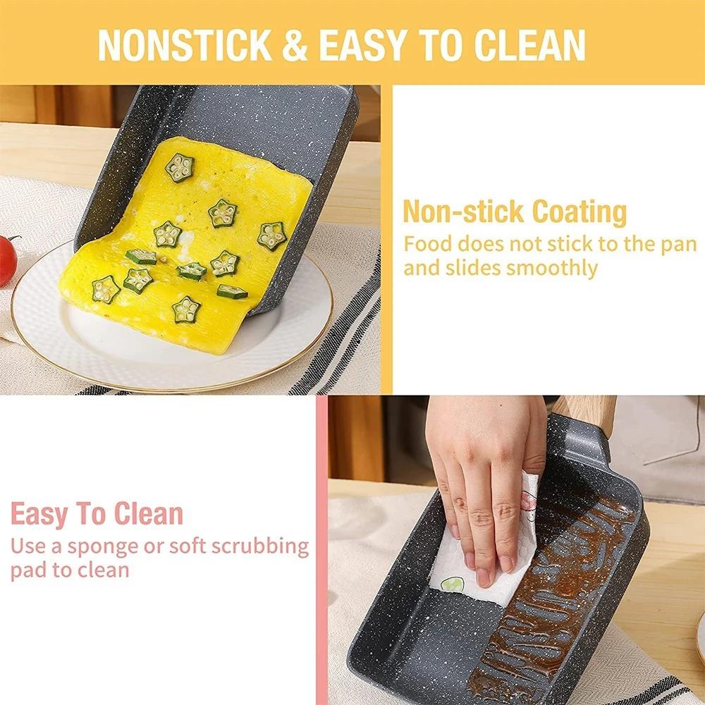 Сковорода для яичного рулета Tamagoyaki Rectangle Breakfast Maker Mini Small Steak Frying Pan All Stove